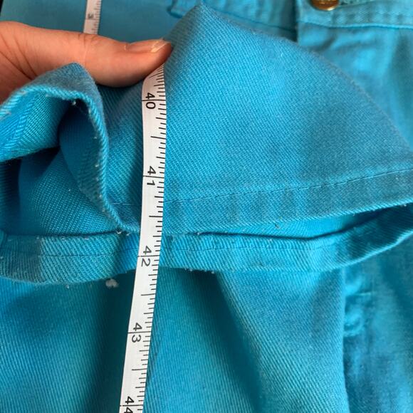 Diane Von Furstenburg Vintage Blue High Waisted Pants Jeans - Picture 9 of 10